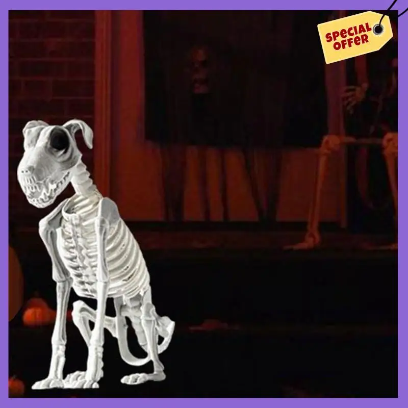 -A96Z Halloween Sitting Dog Skeleton Scary Spooky Sitting Dog Skeleton With Sharp Teeth Halloween Herror Decoration
-A96Z Halloween Sitting Dog Skeleton Scary Spooky Sitting Dog Skeleton With Sharp Teeth Halloween Herror Decoration