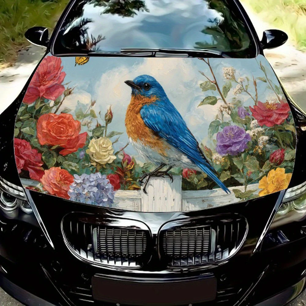 Romantic Bluebird car hood stickers, waterproof self-adhesive, scratch resistant, easy to stick, durable car PVC stickers, car d
Romantic Bluebird car hood stickers, waterproof self-adhesive, scratch resistant, easy to stick, durable car PVC stickers, car d