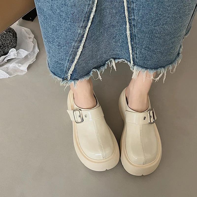 Platform Mules Slipper Shoes Women Slingback Slippers Shoes New Casual Walking Flip Flops Female Outside Wear Half Baotou Slides
Platform Mules Slipper Shoes Women Slingback Slippers Shoes New Casual Walking Flip Flops Female Outside Wear Half Baotou Slides