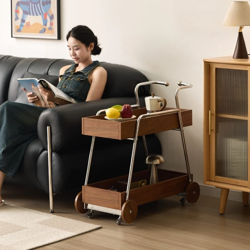 Double-layer Storage Holders Sofa Coffee Tables Home Trolley Table Sofa Side Move Wheel Living Room Snack Storage Rack Cabinet
Double-layer Storage Holders Sofa Coffee Tables Home Trolley Table Sofa Side Move Wheel Living Room Snack Storage Rack Cabinet