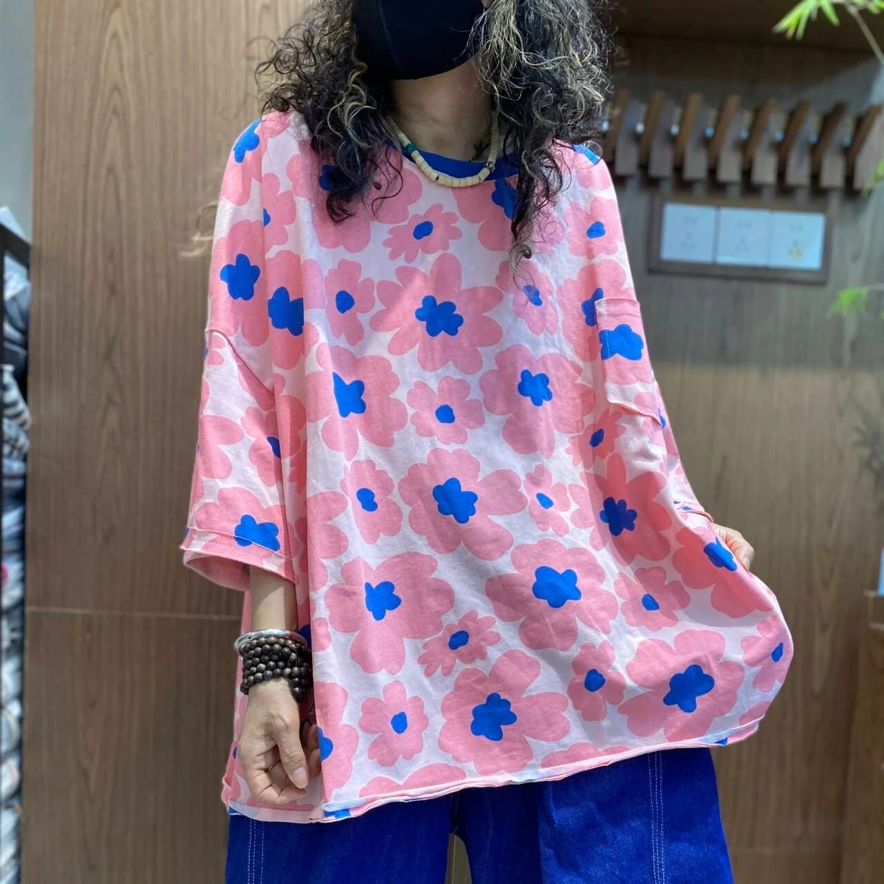 Vacation-style Round-neck Printed Long-sleeve T-shirt Women 2026 Spring-summer New Loose Pink Floral Plus Size XY73
Vacation-style Round-neck Printed Long-sleeve T-shirt Women 2026 Spring-summer New Loose Pink Floral Plus Size XY73