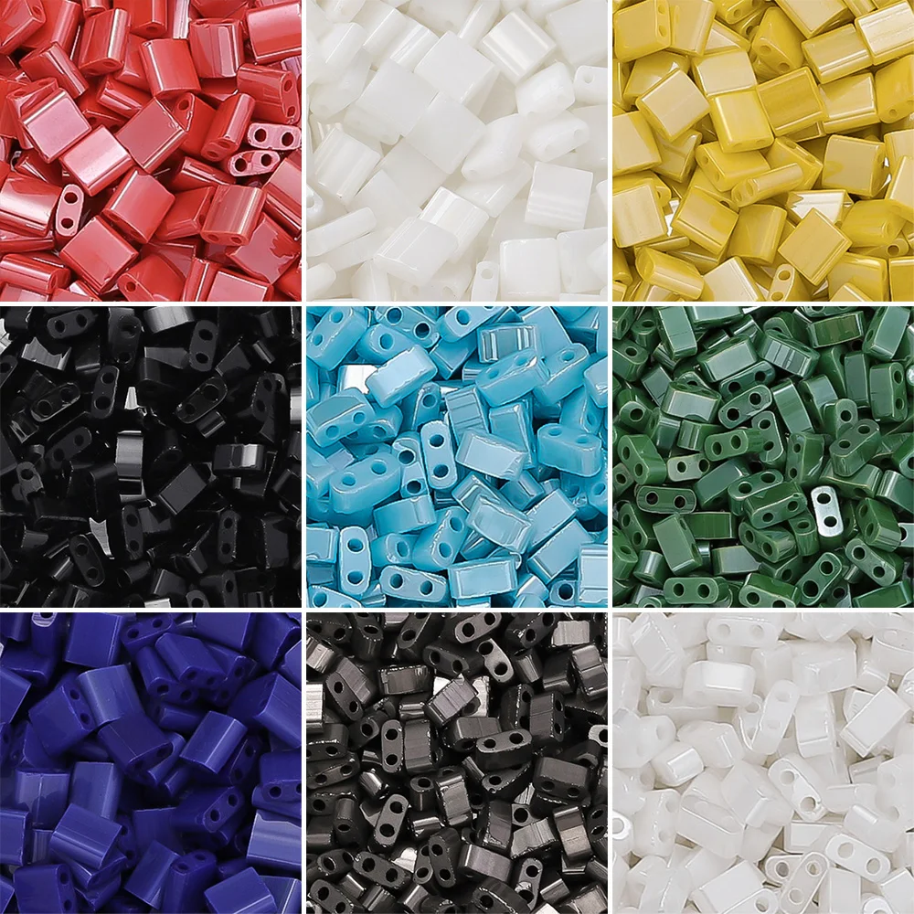 100Pcs/lot 2.5/5mm Double Hole Glass Seed Beads Loose Spacer Beads for Jewelry Making DIY Bracelet Necklace Accessories
100Pcs/lot 2.5/5mm Double Hole Glass Seed Beads Loose Spacer Beads for Jewelry Making DIY Bracelet Necklace Accessories