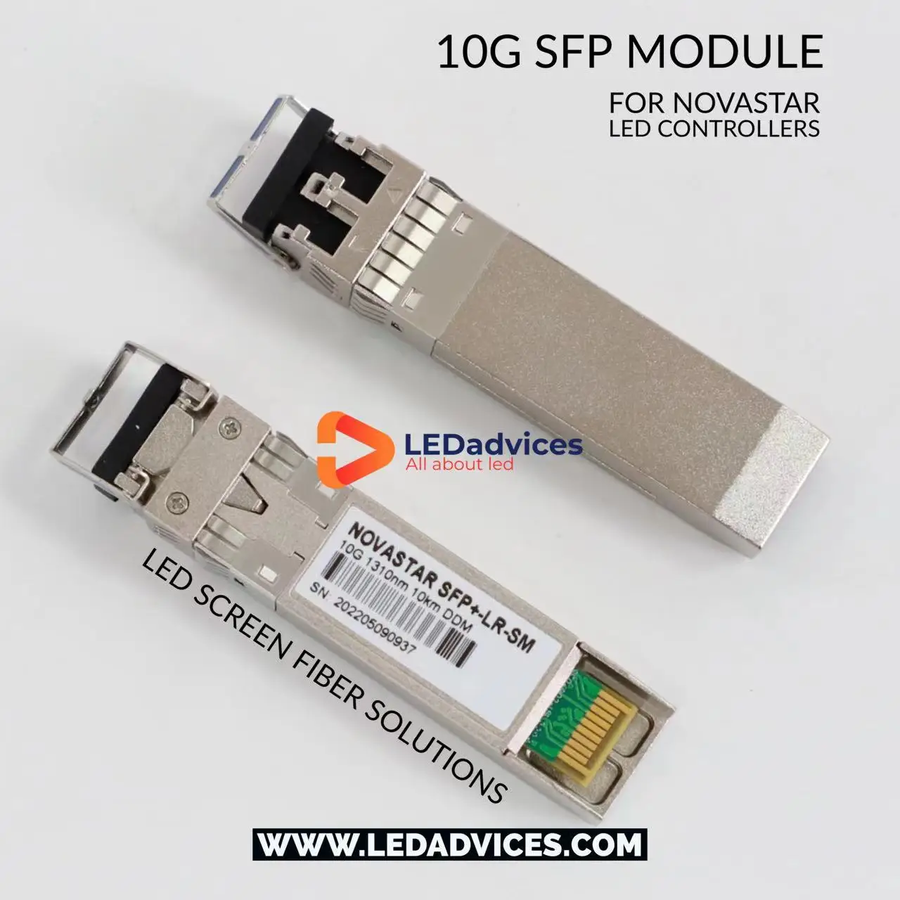 Novastar 10G SFP Multi Mode 300m Fiber Module Suitable For Novastar Video Processor LED Controller
Novastar 10G SFP Multi Mode 300m Fiber Module Suitable For Novastar Video Processor LED Controller