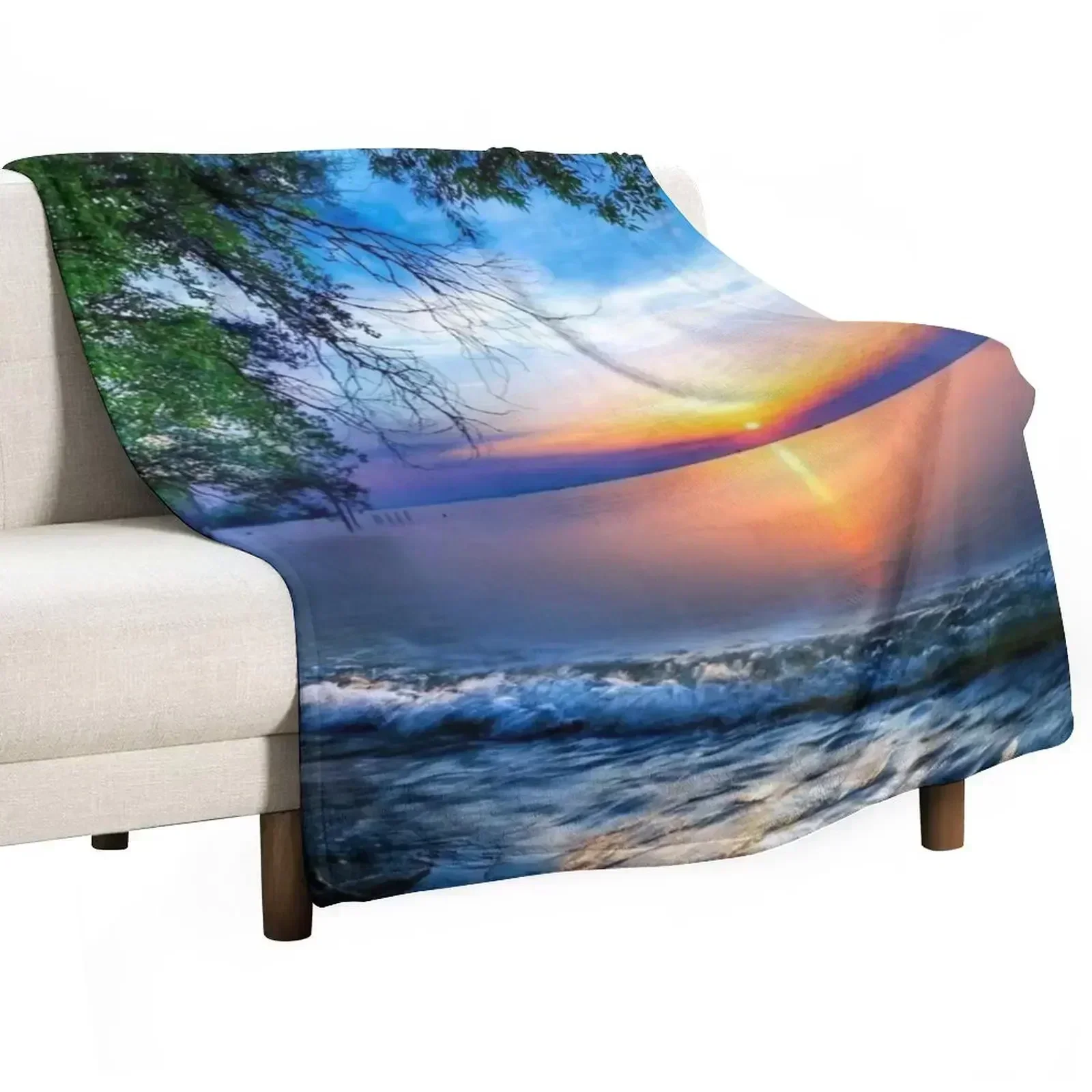 Blue ocean sunset Throw Blanket Stuffeds blankets ands Soft Plaid Decorative Beds Blankets
Blue ocean sunset Throw Blanket Stuffeds blankets ands Soft Plaid Decorative Beds Blankets
