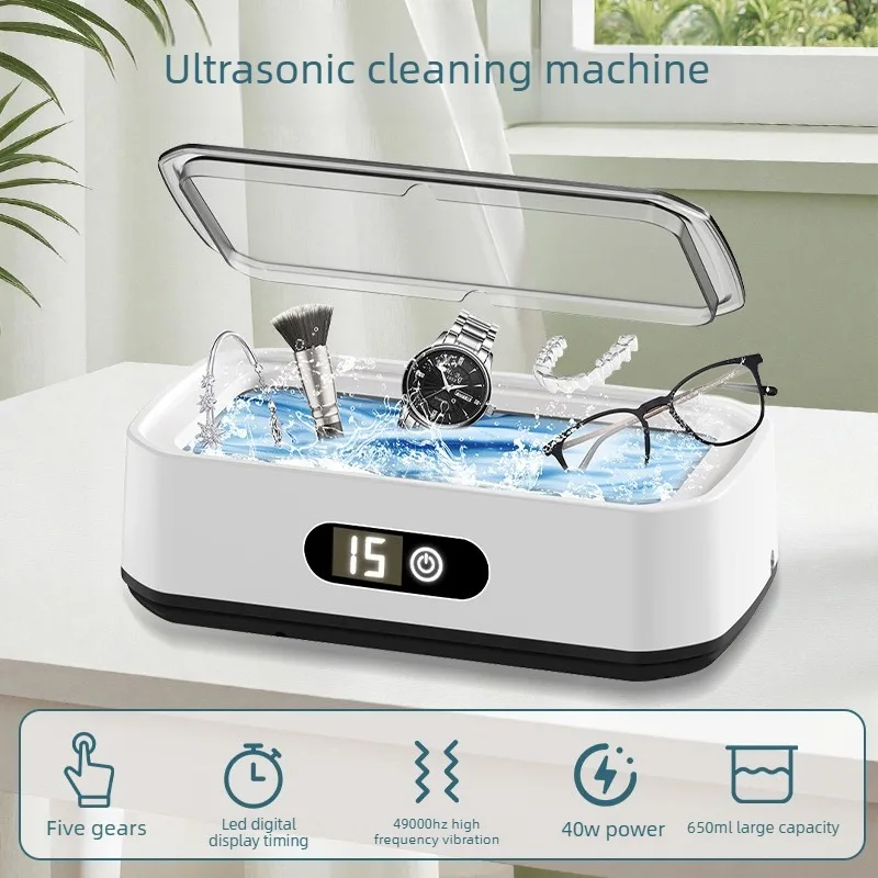 650ML Ultrasonic Cleaning Machine, Glasses Cleaning Machine, Large Capacity Jewelry Braces Cleaning Machine
650ML Ultrasonic Cleaning Machine, Glasses Cleaning Machine, Large Capacity Jewelry Braces Cleaning Machine