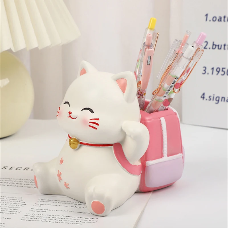 Cat Pen Holder Multipurpose Resin Innovative Cute Pencil Holder For Desk Home School Office Decor
Cat Pen Holder Multipurpose Resin Innovative Cute Pencil Holder For Desk Home School Office Decor