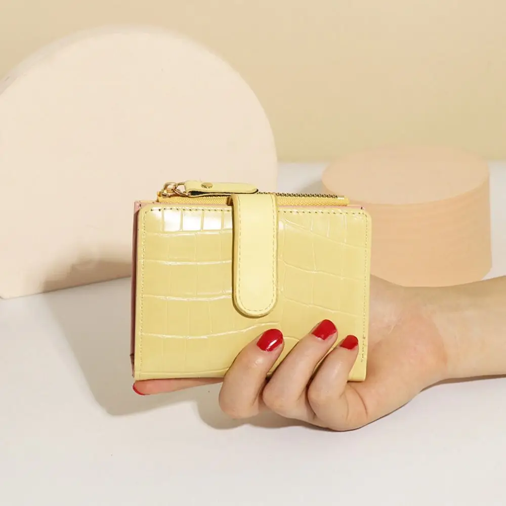 Gift PU Leather Women's Wallet 2 Folds Solid Color Credit Cards Holder Anti-theft Portable Small Card Bag Men
Gift PU Leather Women's Wallet 2 Folds Solid Color Credit Cards Holder Anti-theft Portable Small Card Bag Men