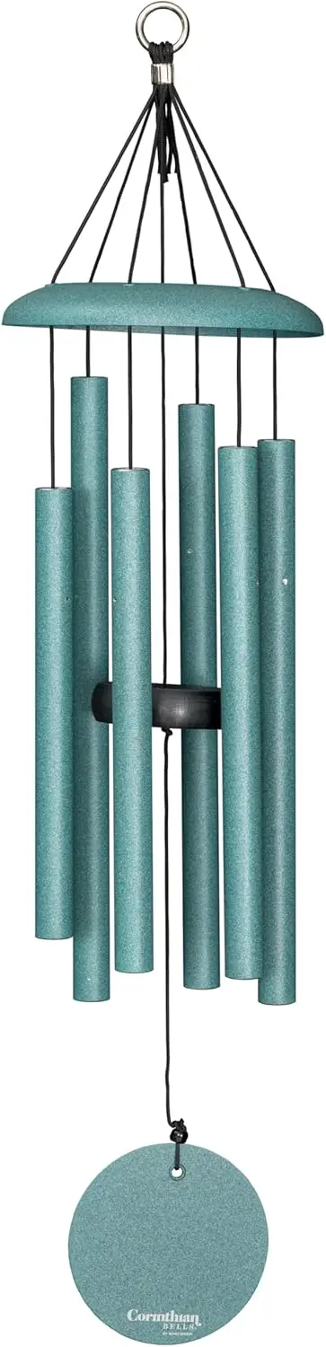 by Wind River - 27 inch Patina Green Wind Chime for Patio, Backyard, Garden, and Outdoor Decor (Aluminum Chime) Made in The USA
by Wind River - 27 inch Patina Green Wind Chime for Patio, Backyard, Garden, and Outdoor Decor (Aluminum Chime) Made in The USA