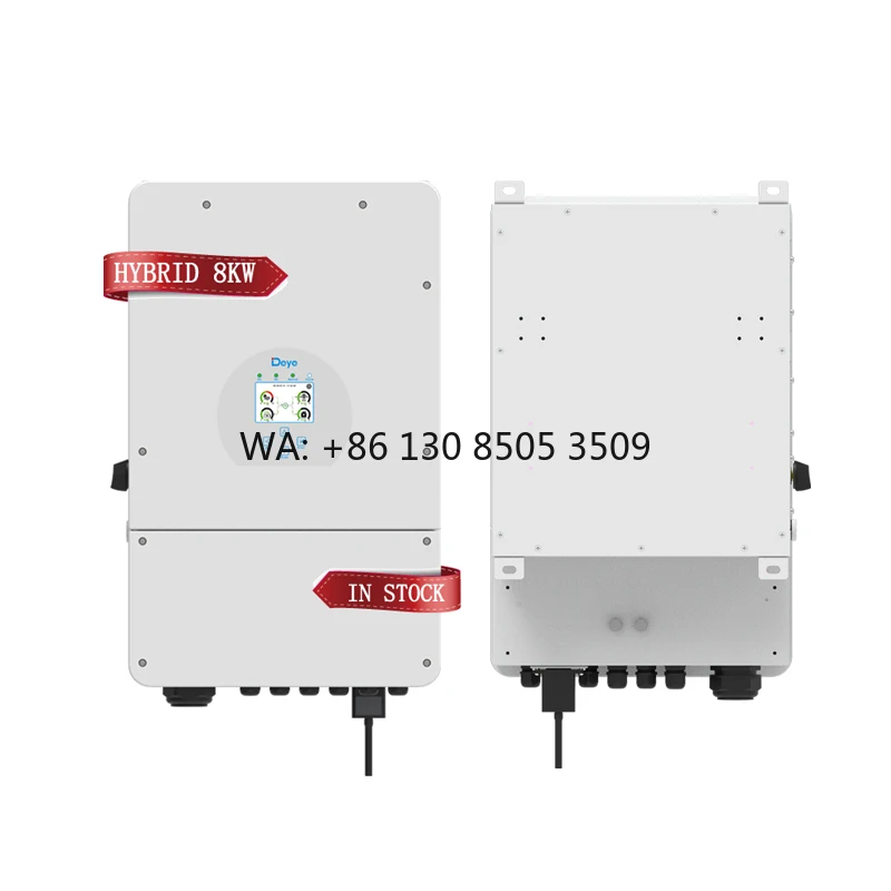Deye Home Use Hybrid System Solar Hybrid Inverter 8KW 220v Single Phase Solar Inverter 8KW
Deye Home Use Hybrid System Solar Hybrid Inverter 8KW 220v Single Phase Solar Inverter 8KW