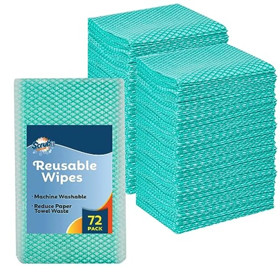 Reusable Cleaning Wipes, Handy Wipes for Kitchen and Office - Dish Cloths for Washing Dishes - Multi Purpose Disposable Cleanin
Reusable Cleaning Wipes, Handy Wipes for Kitchen and Office - Dish Cloths for Washing Dishes - Multi Purpose Disposable Cleanin
