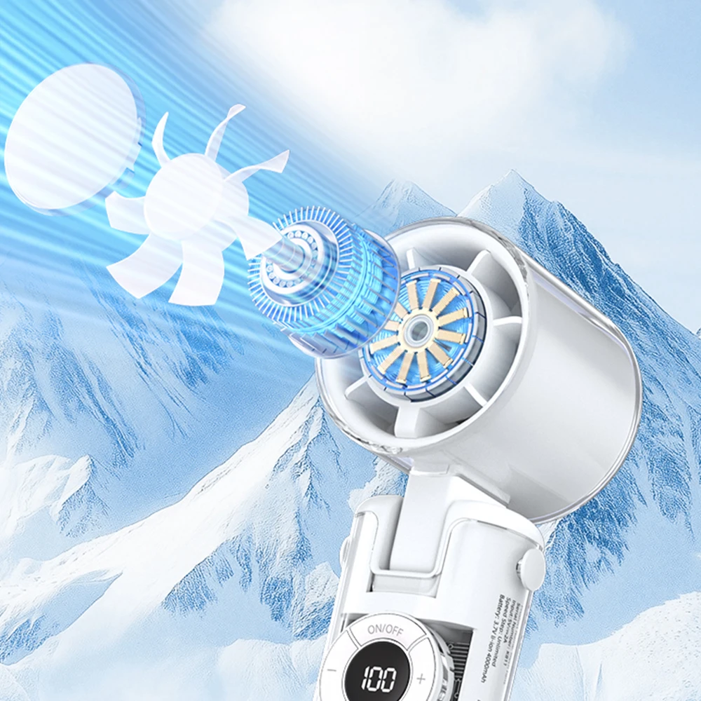 Portable Handheld Turbo Cooling Fan 199 Adjustable Speeds Battery Operated Mini Fan For Outdoor Travel Working
Portable Handheld Turbo Cooling Fan 199 Adjustable Speeds Battery Operated Mini Fan For Outdoor Travel Working