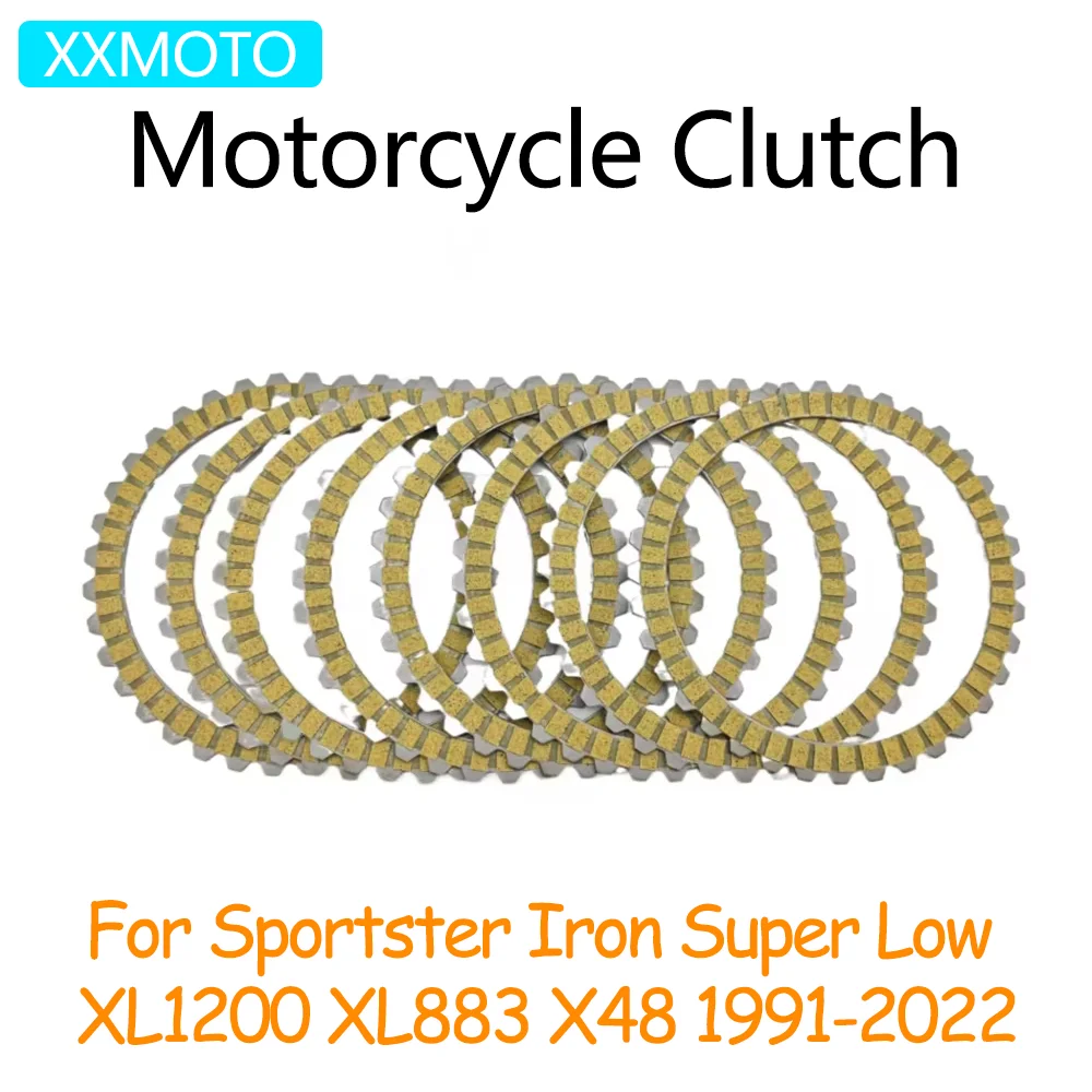 For Harley Sportster Iron Super Low XL1200 XL883 X48 XL 1200 883 48 1991-2022 Motorcycle Clutch Plates Friction Disc Kits
For Harley Sportster Iron Super Low XL1200 XL883 X48 XL 1200 883 48 1991-2022 Motorcycle Clutch Plates Friction Disc Kits