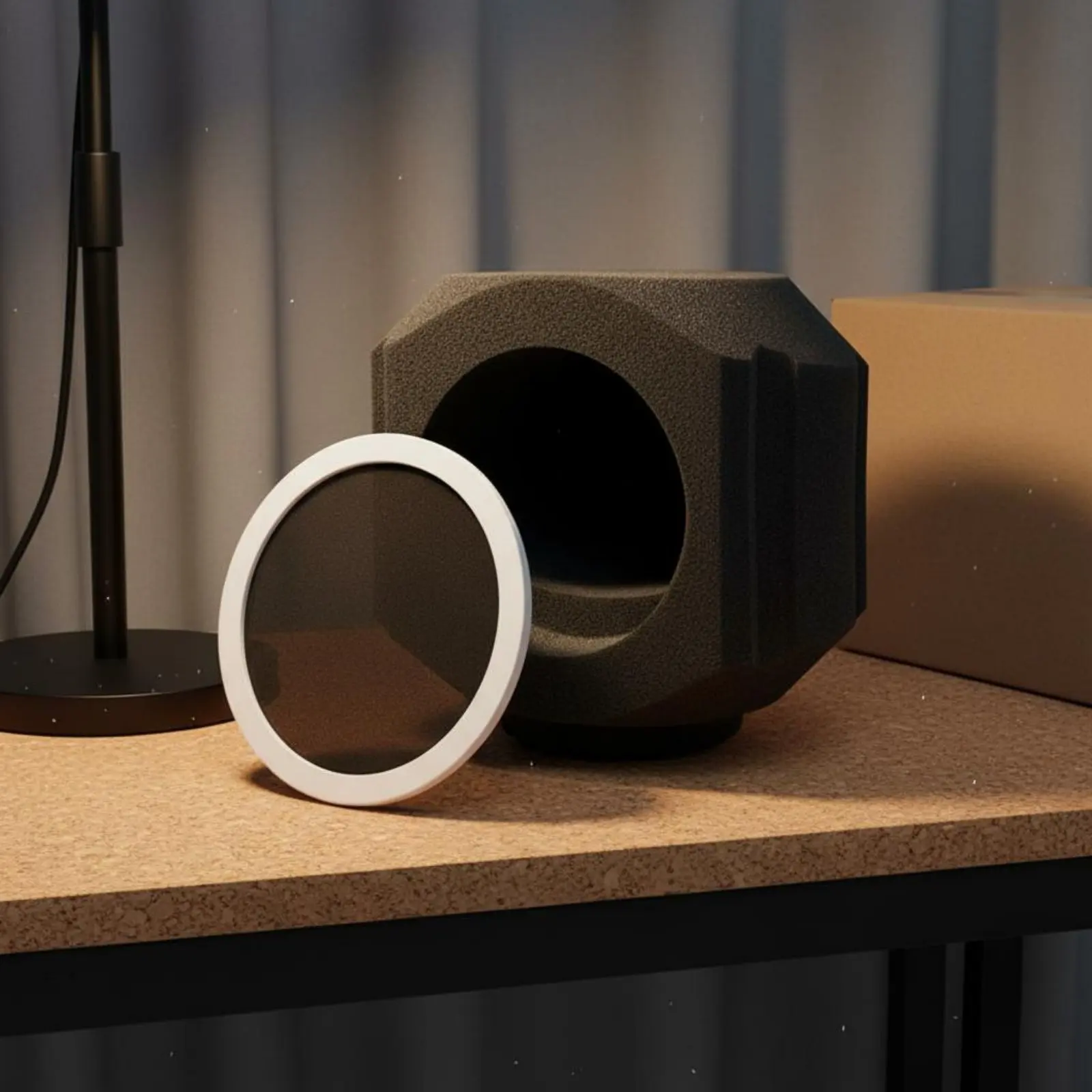 Vocal Input Device Separation Cover Windproof Sound Absorbing Mic Cover Vocal Input Device Acoustic Enclosure Reduces Plosives
Vocal Input Device Separation Cover Windproof Sound Absorbing Mic Cover Vocal Input Device Acoustic Enclosure Reduces Plosives