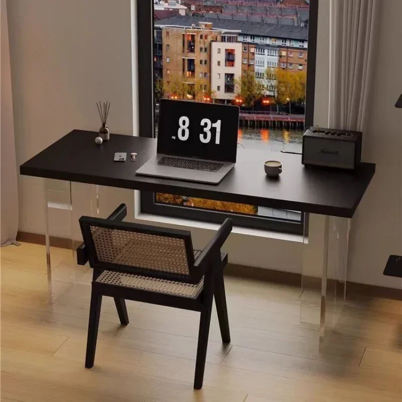 Black All Solid Wood Acrylic Suspended Desk Desktop Computer Desk Double Office Wabi **** Wind E-sports Learning Table
Black All Solid Wood Acrylic Suspended Desk Desktop Computer Desk Double Office Wabi **** Wind E-sports Learning Table