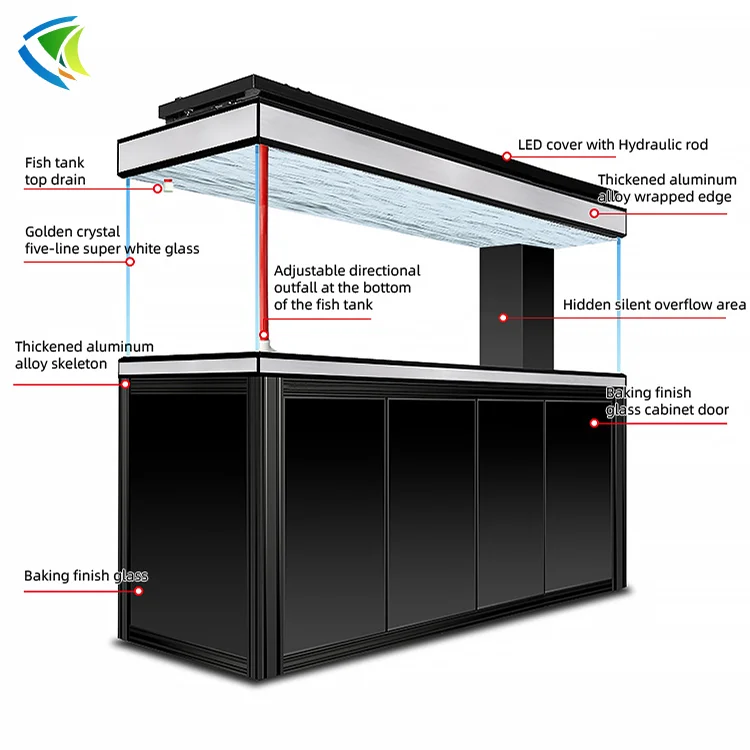 Industry And Trade Integrated Manufacturer Can Custom Produce Aquarium Fish Raising Hot Selling Fish Tank
Industry And Trade Integrated Manufacturer Can Custom Produce Aquarium Fish Raising Hot Selling Fish Tank
