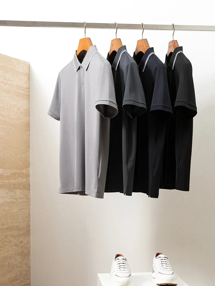 Coolmax Quick Dry Breathable Men's Short Sleeve Shirt Business Casual T-Shirt Comfortable Fit Urban Fashion Spring 2025
Coolmax Quick Dry Breathable Men's Short Sleeve Shirt Business Casual T-Shirt Comfortable Fit Urban Fashion Spring 2025