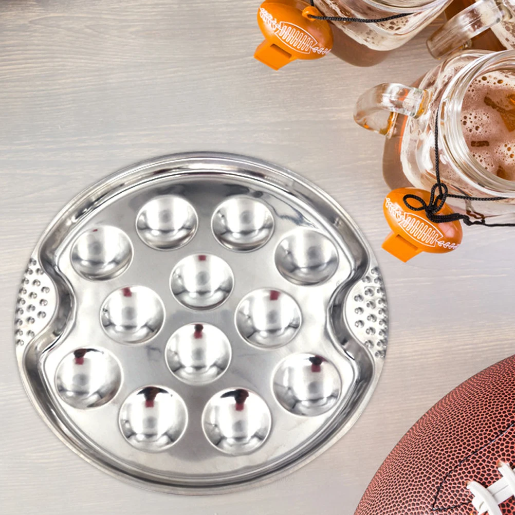 Stainless Steel Seafood Plate Baking Ovens Barbecue Snail Oyster Compartment Shell Food Escargot Metal Dish Safe
Stainless Steel Seafood Plate Baking Ovens Barbecue Snail Oyster Compartment Shell Food Escargot Metal Dish Safe