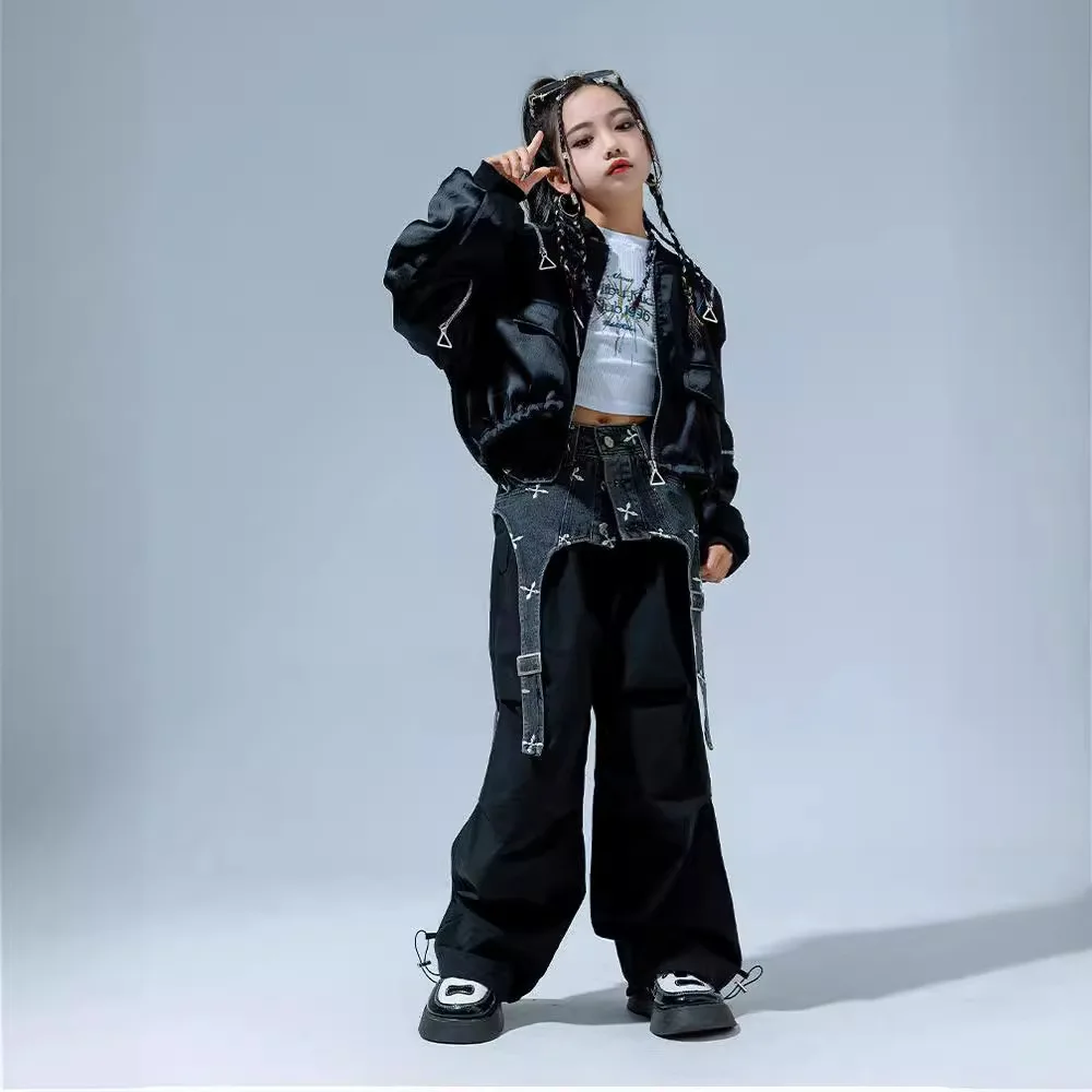 Новые костюмы для уличных танцев для девочек, куртка, комплект джинсового пояса, костюмы для уличных танцев в стиле хип-хоп для девочек
Новые костюмы для уличных танцев для девочек, куртка, комплект джинсового пояса, костюмы для уличных танцев в стиле хип-хоп для девочек