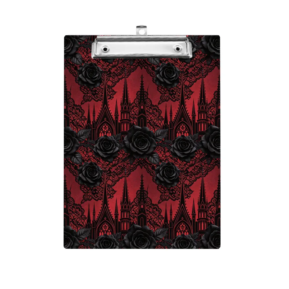 1pc A4 Black Rose Themed Writing Pad Holder with Double-sided Printing, Suitable for Notes, Tables, Documents, and Drawings
1pc A4 Black Rose Themed Writing Pad Holder with Double-sided Printing, Suitable for Notes, Tables, Documents, and Drawings