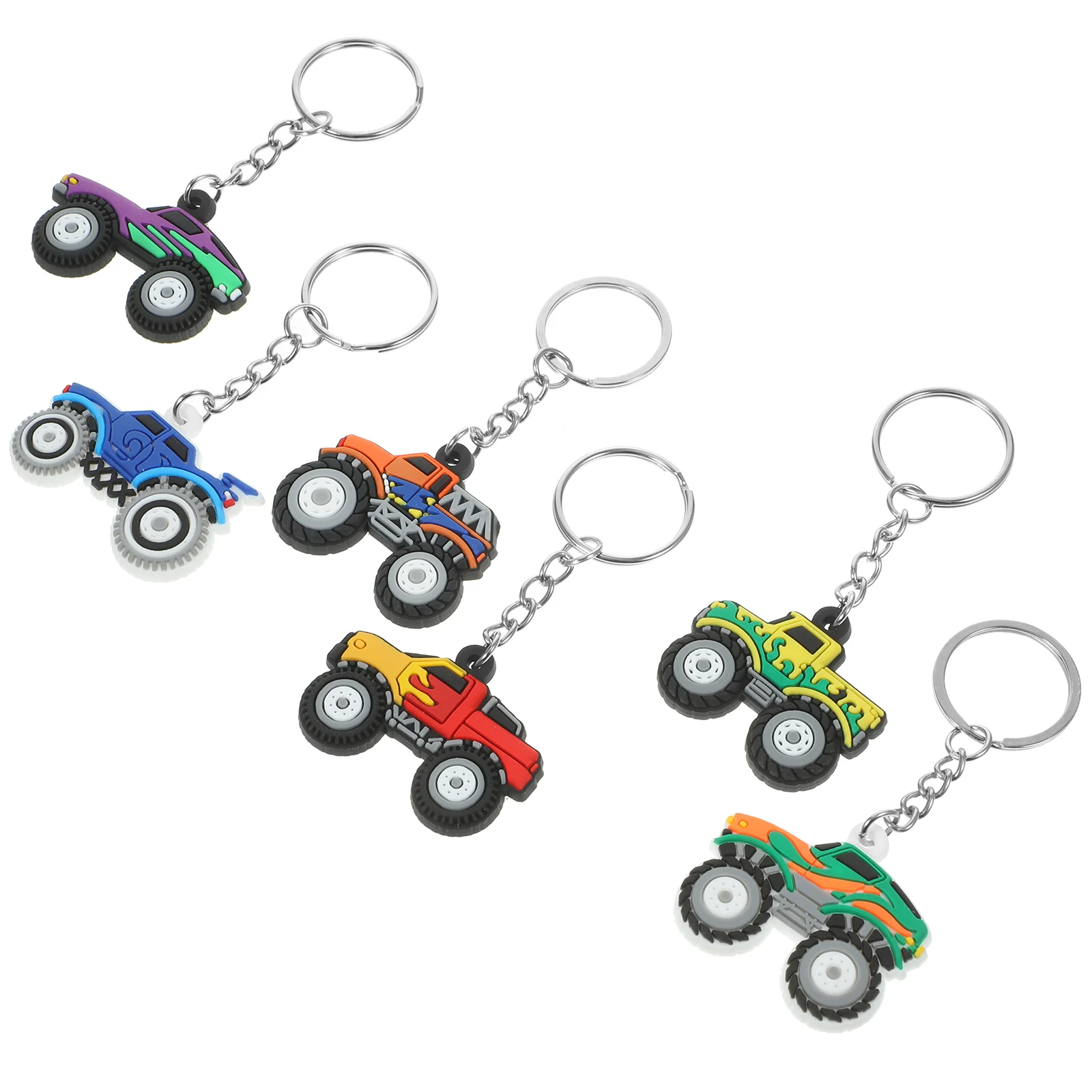 6pcs Cartoon Off road Vehicle Cute Keychains PVC Practical Wear Resistant Stylish Design Bag Charm Keychain
6pcs Cartoon Off road Vehicle Cute Keychains PVC Practical Wear Resistant Stylish Design Bag Charm Keychain