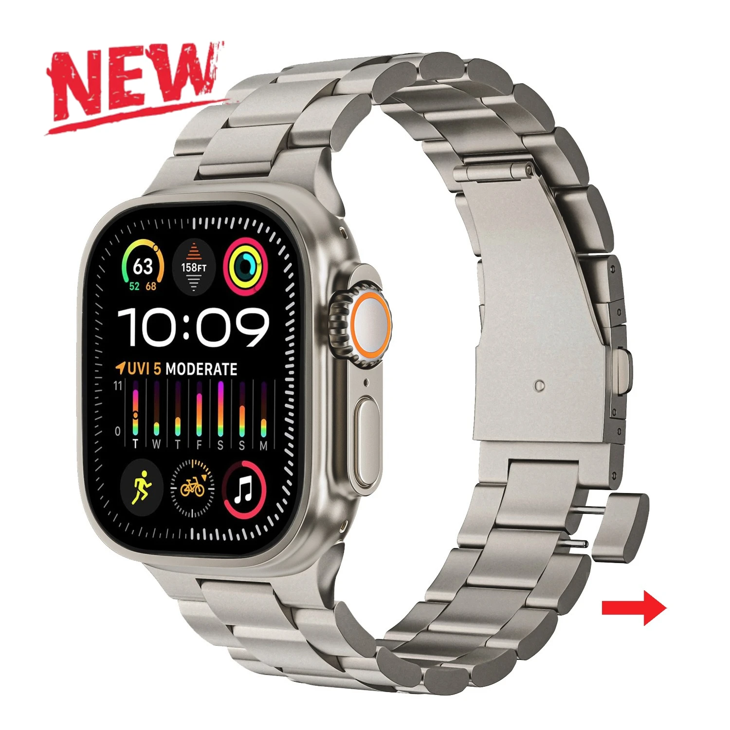 Stainless Steel Strap for Apple Watch 11 10 46mm 42mm Ultra3 49mm 9 8 7 45mm 41mm Metal Wristband for IWatch 6 5 4 SE 44mm 40mm
Stainless Steel Strap for Apple Watch 11 10 46mm 42mm Ultra3 49mm 9 8 7 45mm 41mm Metal Wristband for IWatch 6 5 4 SE 44mm 40mm