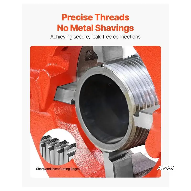 Threading Machine Dies 1/2"-3/4" NPT Pipe Dies, Right-Handed HSS Pipe Threading Dies Fit Pipe Threading Machines
Threading Machine Dies 1/2"-3/4" NPT Pipe Dies, Right-Handed HSS Pipe Threading Dies Fit Pipe Threading Machines