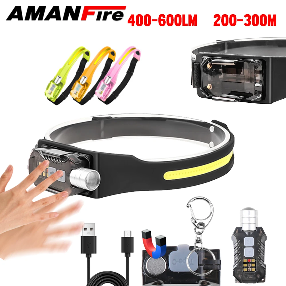 Amanfire XW006 Индукционная фара с несколькими источниками света 600LM Красный Синий Предупреждающий съемный магнитный зум Уличный фонарь
Amanfire XW006 Индукционная фара с несколькими источниками света 600LM Красный Синий Предупреждающий съемный магнитный зум Уличный фонарь