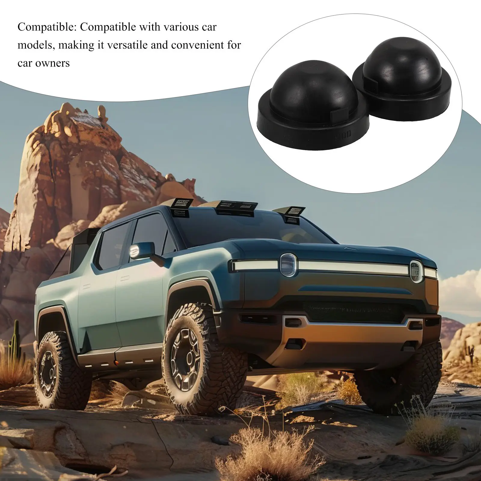 2Pcs Car Headlight Protective Dust Covers Universal Fit Rubber Material Easy Installation and Removal 100Mm Diameter
2Pcs Car Headlight Protective Dust Covers Universal Fit Rubber Material Easy Installation and Removal 100Mm Diameter