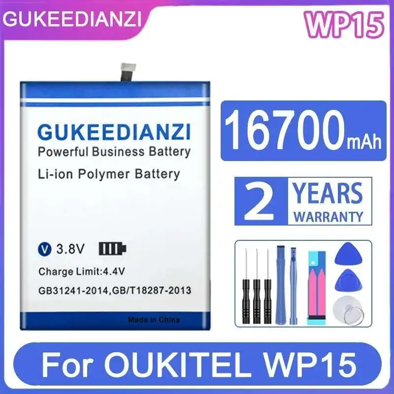 WP15 S89 16700 мАч для быстрой зарядки аккумулятора мобильного телефона Oukitel
WP15 S89 16700 мАч для быстрой зарядки аккумулятора мобильного телефона Oukitel
