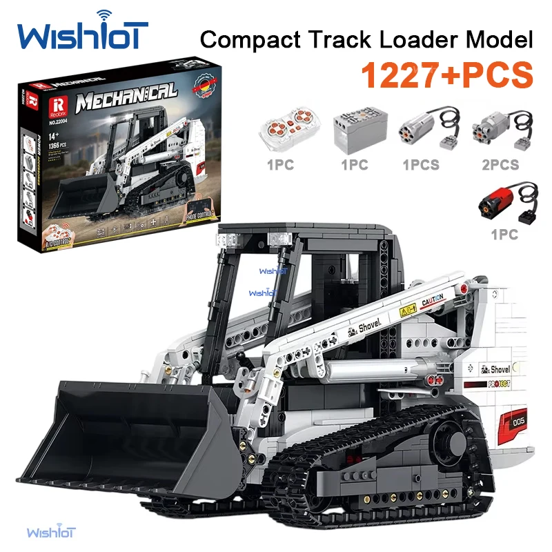 22004 Skid Steer Loader Model Construction Vehicle Bricks Building Blocks MOC Set DIY Assembly Educational Toy Gift for Boys
22004 Skid Steer Loader Model Construction Vehicle Bricks Building Blocks MOC Set DIY Assembly Educational Toy Gift for Boys