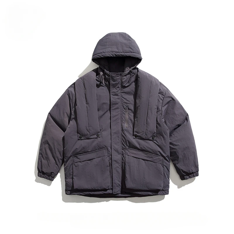 Autumn Winter Multifunctional Detachable Scarf Hooded Down Jackets Men's Solid Color Thickened Warm Windproof Waterproof Parkas
Autumn Winter Multifunctional Detachable Scarf Hooded Down Jackets Men's Solid Color Thickened Warm Windproof Waterproof Parkas