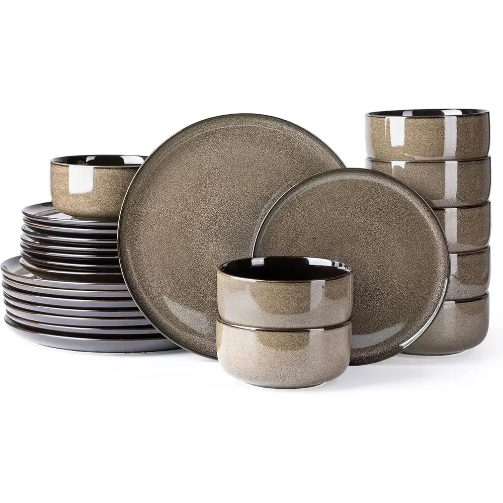 Ceic Dinnerware Sets or 8,Plates and Bowls Sets,Reactive Glaze Dishes Set,Highly Chip and Crack Resistant | Dishwasher & Microwa
Ceic Dinnerware Sets or 8,Plates and Bowls Sets,Reactive Glaze Dishes Set,Highly Chip and Crack Resistant | Dishwasher & Microwa