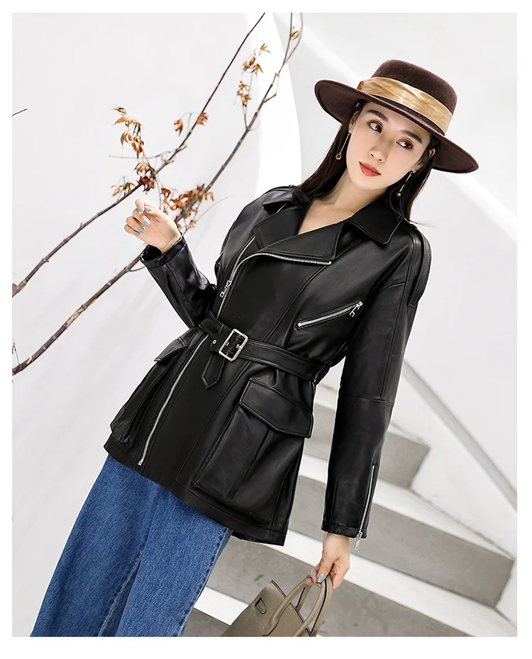 2023 Real Sheepskin Jacket Women Short Motorcycle Coat Female Genuine Leather Jackets Womens Clothing Chaquetas De Mujer
2023 Real Sheepskin Jacket Women Short Motorcycle Coat Female Genuine Leather Jackets Womens Clothing Chaquetas De Mujer