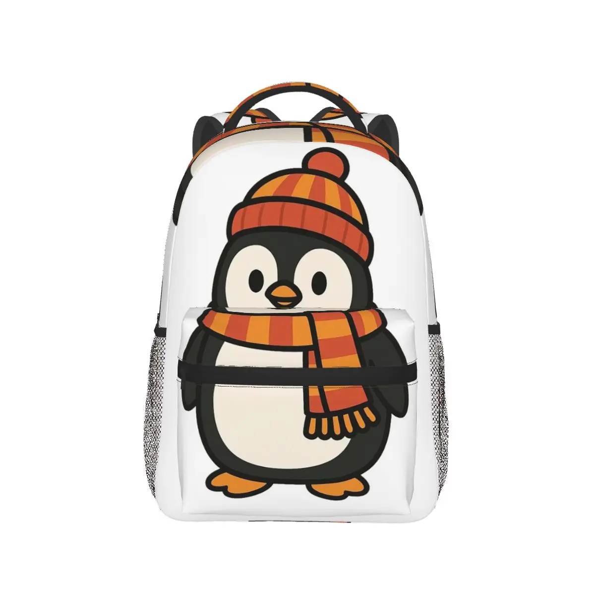 Cozy Penguin In Scarf And Beanie Backpack Hot Sale Daypack Large Capacity Boys Girls BookBag School Bag Shoulder Bags
Cozy Penguin In Scarf And Beanie Backpack Hot Sale Daypack Large Capacity Boys Girls BookBag School Bag Shoulder Bags