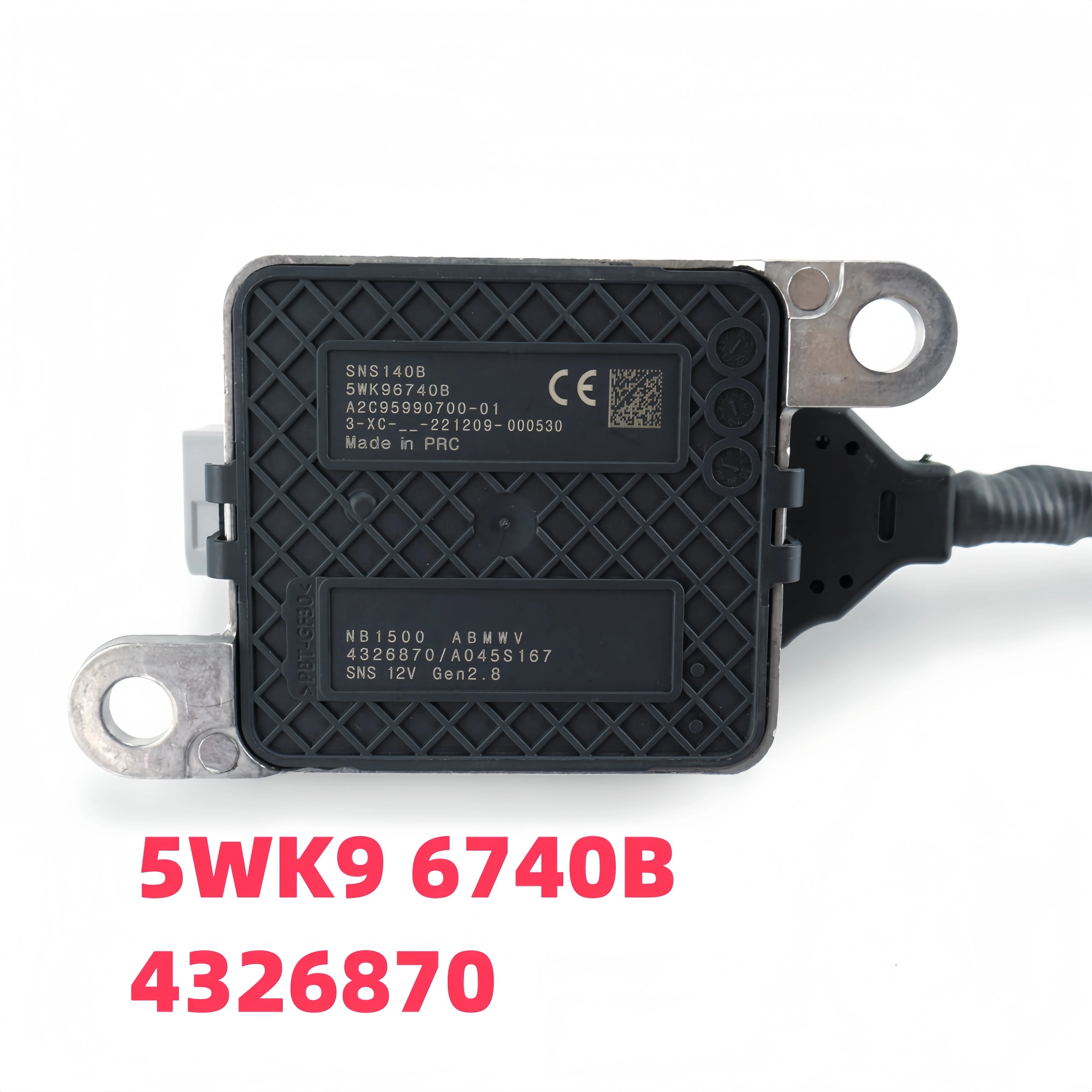 4326870 5WK96740B Original New Nitrogen Oxide Sensor Nox Sensor For Kenworth T680 Peterbilt 567
4326870 5WK96740B Original New Nitrogen Oxide Sensor Nox Sensor For Kenworth T680 Peterbilt 567