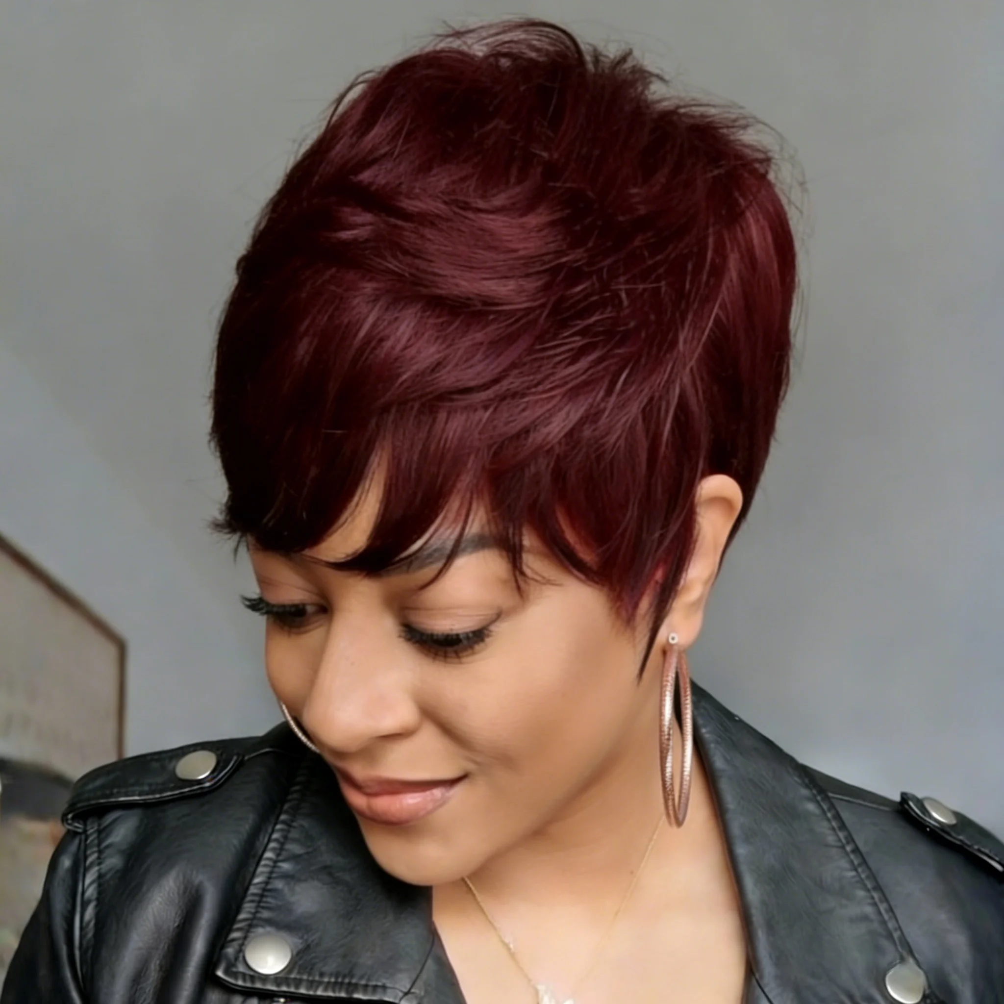 Short Pixie Cut Wig Human Hair For Black Women Machine Made Wigs With Bangs Short Wig Human Hair Wigs
Short Pixie Cut Wig Human Hair For Black Women Machine Made Wigs With Bangs Short Wig Human Hair Wigs