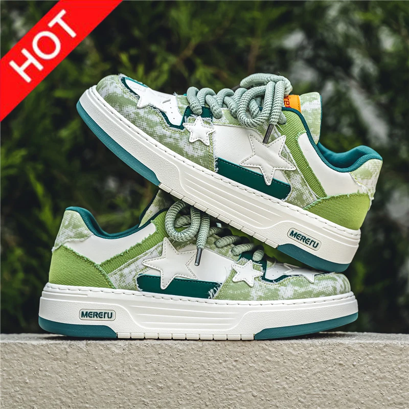 Men's Casual Athletic Sneakers Sports Breathable Rubber Student Fashion Walking Shoes Lace-Up FlatSole Thick-Sole Skate Footwear
Men's Casual Athletic Sneakers Sports Breathable Rubber Student Fashion Walking Shoes Lace-Up FlatSole Thick-Sole Skate Footwear