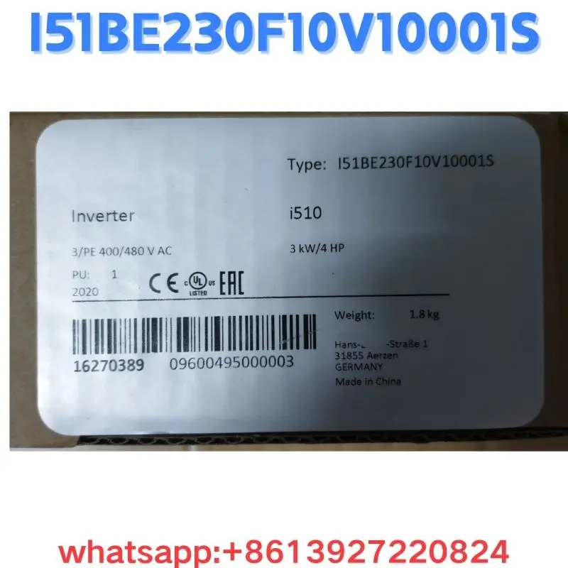 Brand New frequency converter I51BE230F10V10001S Original and Genuine Fast Shipping
Brand New frequency converter I51BE230F10V10001S Original and Genuine Fast Shipping