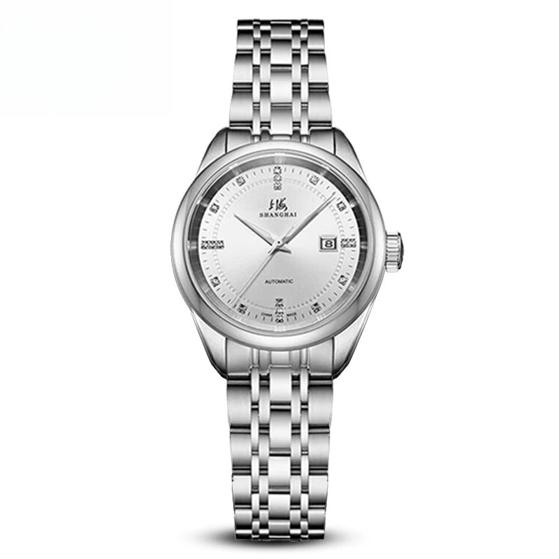 Женские механические часы Shanghai Watch National Series Diamond, стильные, простые, со стальным ремешком, модель 3007
Женские механические часы Shanghai Watch National Series Diamond, стильные, простые, со стальным ремешком, модель 3007