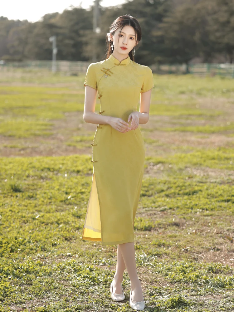 Ele Yellow Long Young Women's Sle High-Quali Summer 2026 Yellow Ele Personali
Ele Yellow Long Young Women's Sle High-Quali Summer 2026 Yellow Ele Personali