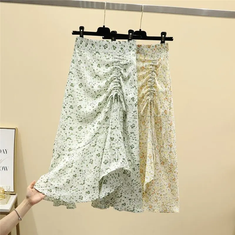 Faldas Mujer Moda 2023 High Waist Slim Flower Print Chiffon Ruffles Jupe Y2k Drawstring Irregular Design Sense Slim Skirts
Faldas Mujer Moda 2023 High Waist Slim Flower Print Chiffon Ruffles Jupe Y2k Drawstring Irregular Design Sense Slim Skirts