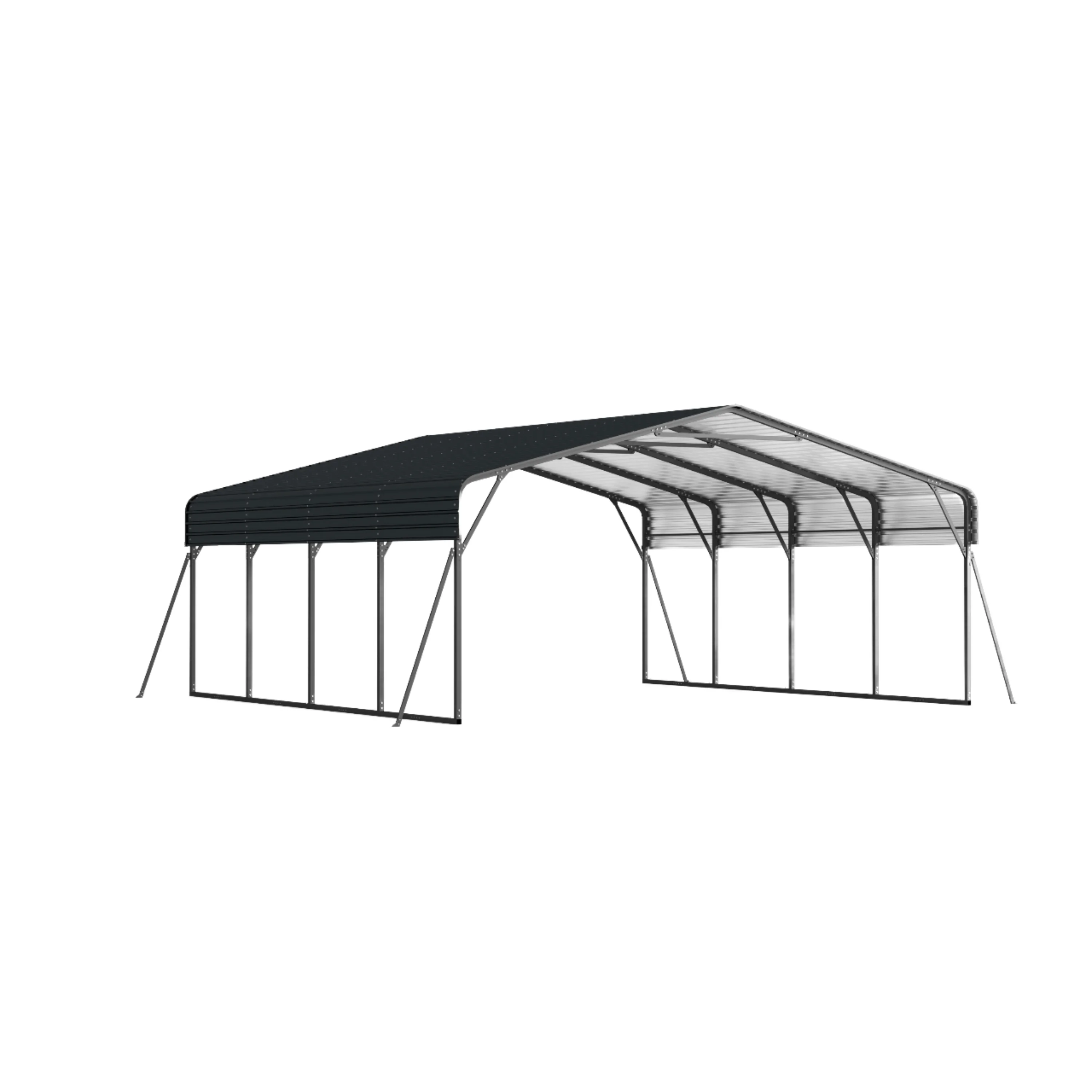 20X20 FT Heavy Duty Outdoor Metal Carport Large Garage with Galvanized Steel Roof Frame for 2 Cars Boats Truck-for Car Parking
20X20 FT Heavy Duty Outdoor Metal Carport Large Garage with Galvanized Steel Roof Frame for 2 Cars Boats Truck-for Car Parking