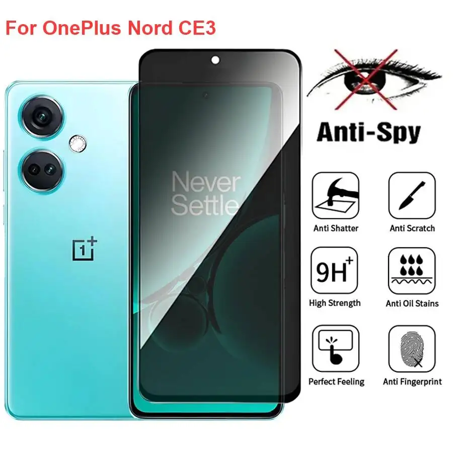 Nord CE3 CPH2569 Anti Spy Privacy Tempered Glass Screen Protector Compatible For Oneplus Nordce3 Phone Film
Nord CE3 CPH2569 Anti Spy Privacy Tempered Glass Screen Protector Compatible For Oneplus Nordce3 Phone Film