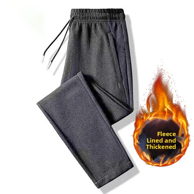 Women's Fleece Lined Thickened Loose Slimming Warm Sports Casual Pants High Waist Straight Leg Zipper Pocket Polyester Fiber
Women's Fleece Lined Thickened Loose Slimming Warm Sports Casual Pants High Waist Straight Leg Zipper Pocket Polyester Fiber