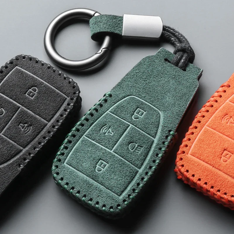 Alcantara For BAIC Bj40 Bj80 BJ60 X7 F40 U5 U7 Smart Key Keyless Remote Entry Fob Case Cover Key Case for Car
Alcantara For BAIC Bj40 Bj80 BJ60 X7 F40 U5 U7 Smart Key Keyless Remote Entry Fob Case Cover Key Case for Car
