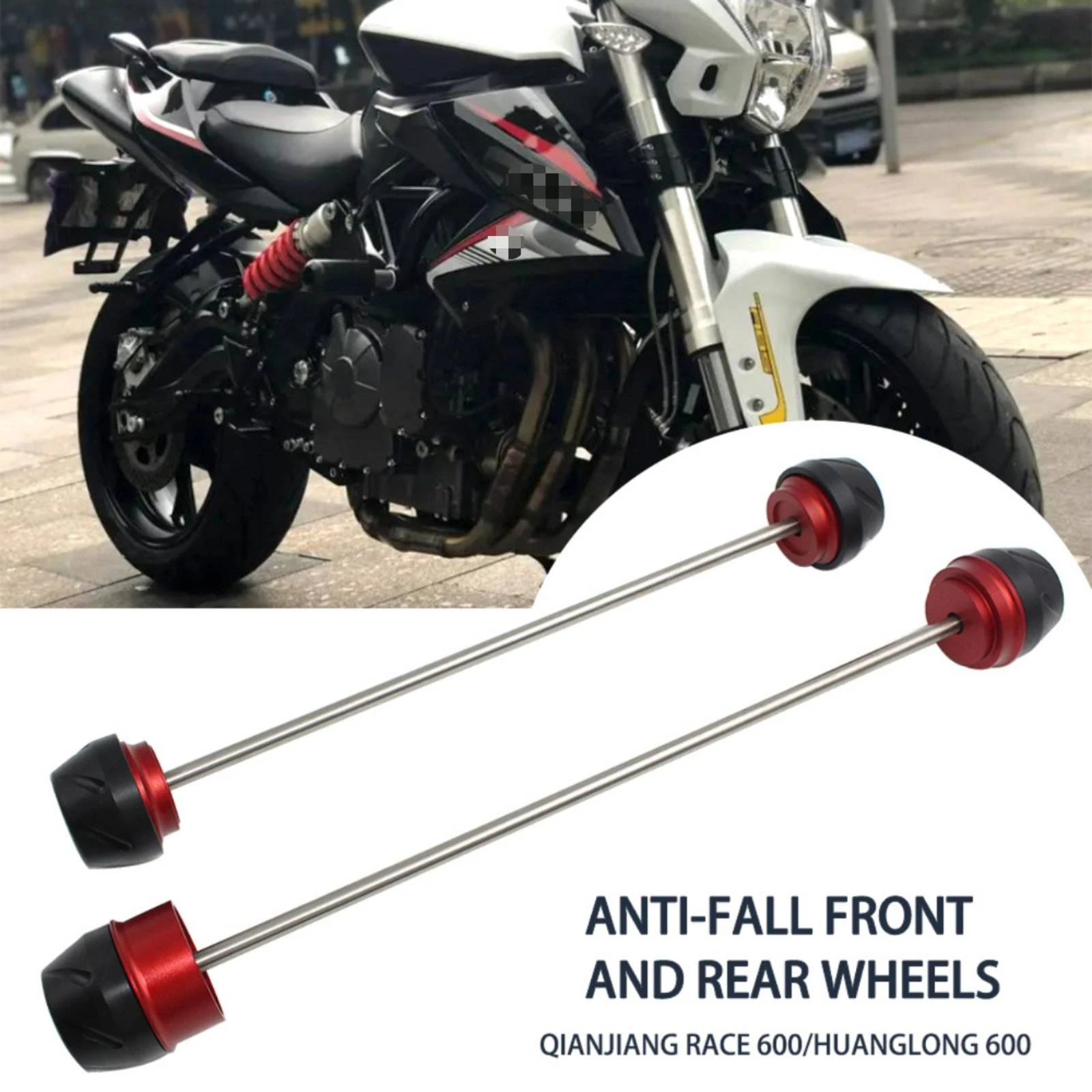 2 Pieces Motorcycle Wheel Crash Protectors Easy to Install Front and Rear Wheel Sliders Front and Rear Sliders Aluminum
2 Pieces Motorcycle Wheel Crash Protectors Easy to Install Front and Rear Wheel Sliders Front and Rear Sliders Aluminum