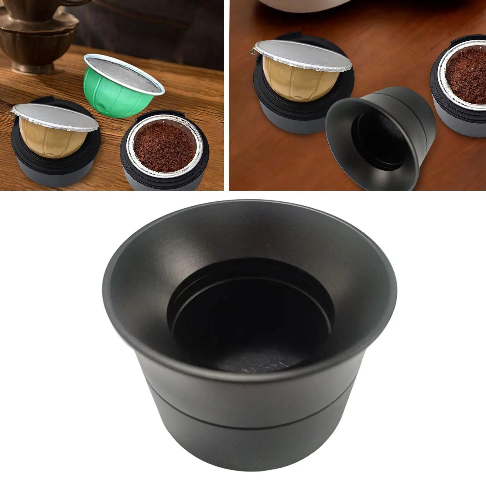 Reusable Coffee Capsule Holder,Aluminum Stand Espresso Machine Accessories for Sealing
Reusable Coffee Capsule Holder,Aluminum Stand Espresso Machine Accessories for Sealing