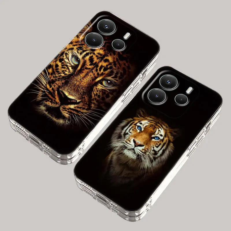 Lion Tiger Jungle Animal Phone Case For Xiaomi Redmi 14C 13C 10C Cover for Redmi Note 14 13 12 11 10 9 8 Pro Plus 5G Clear Funda
Lion Tiger Jungle Animal Phone Case For Xiaomi Redmi 14C 13C 10C Cover for Redmi Note 14 13 12 11 10 9 8 Pro Plus 5G Clear Funda