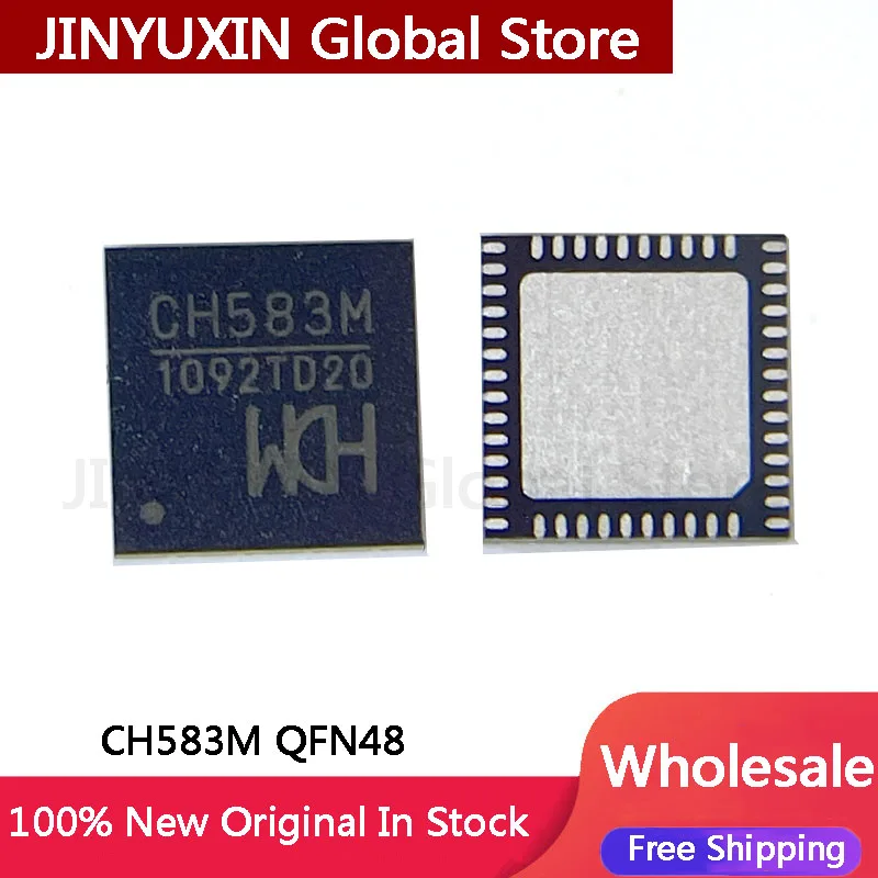 1-100Pcs CH583M CH583 QFN48 S32 bit low-power Bluetooth MCU IC Chip In Stock Wholesale
1-100Pcs CH583M CH583 QFN48 S32 bit low-power Bluetooth MCU IC Chip In Stock Wholesale
