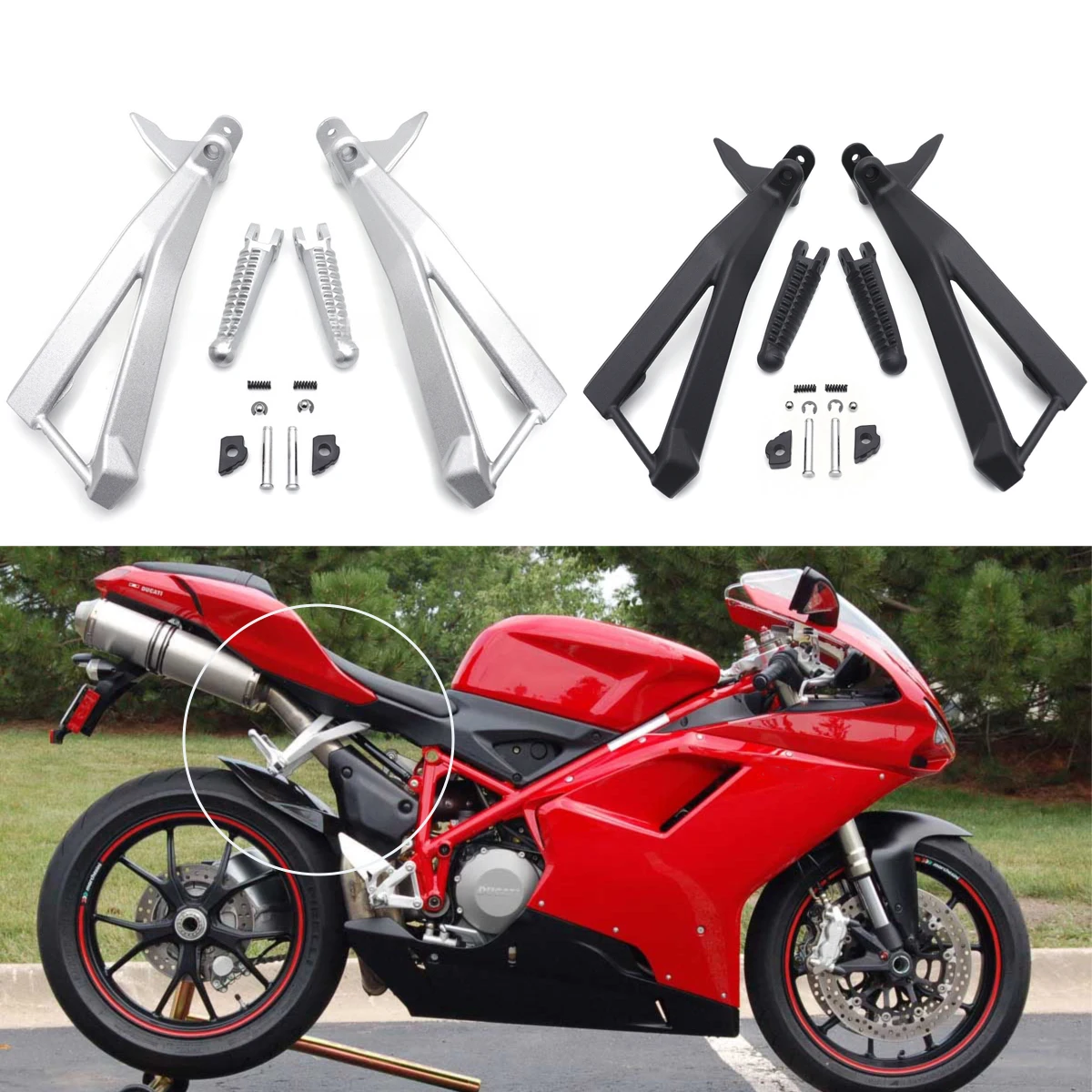 For Ducati 08 848 12-13 EVO Corse ,07-08 1098/S,10-11 1098/S, Rear Passenger Footrests FootPegs Foot Rest Pedal Bracket
For Ducati 08 848 12-13 EVO Corse ,07-08 1098/S,10-11 1098/S, Rear Passenger Footrests FootPegs Foot Rest Pedal Bracket
